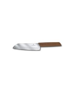 Victorinox Santokumesser Swiss Modern 17 cm Nussbaumholz