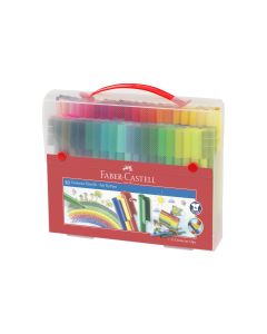Faber-Castell Filzstift Connector 80-teilig, Mehrfarbig