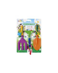Verdemax Gartenwerkzeugset 3-teilig, für Kinder