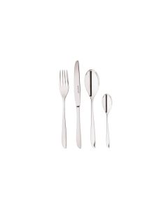 Sambonet Besteck-Set Leaf 24-teilig, Silber