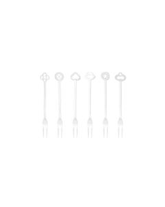 Sambonet Gabel-Set Party Oriental 6-teilig, Silber