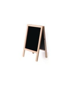 Securit Minikreidetafel Mini 25 x 15.2cm 2 in 1, Hellbraun/Schwarz
