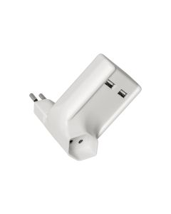 STEFFEN Mehrfachstecker 2x USB 1