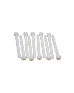 EP Flachkopfschrauben M5x40 mm Nylon