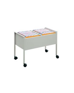 DURABLE Hängemappenwagen Economy 100 DUO A4 Grau