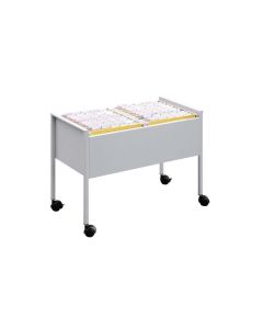 DURABLE Hängemappenwagen Economy 100 DUO A4 Silber
