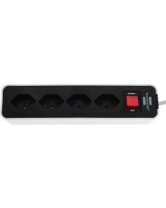 Brennenstuhl Steckdosenleiste Ecolor 4x T13 Weiss / Schwarz