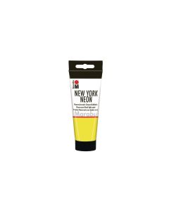 Marabu Schwarzlichtfarbe New York Neon 100 ml, Gelb