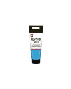 Marabu Schwarzlichtfarbe New York Neon 100 ml, Blau
