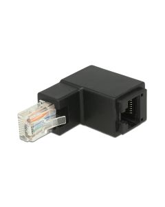 Delock Winkeladapter 90° RJ45 oben, Cat.6 UTP 1 Stück