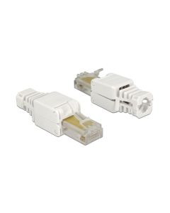 Delock Stecker RJ45 Cat.5e UTP 2 Stück, werkzeugfrei