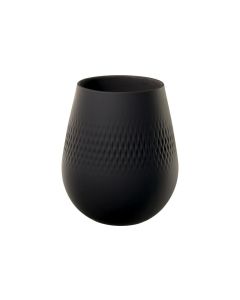 Villeroy & Boch Vase Collier noir Carré No.2 Schwarz