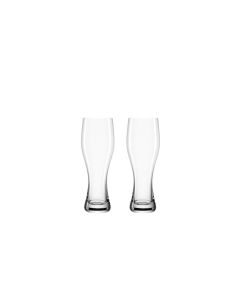 Leonardo Bierglas Taverna Weissbierglas 330 ml, 2 Stück, Transparent