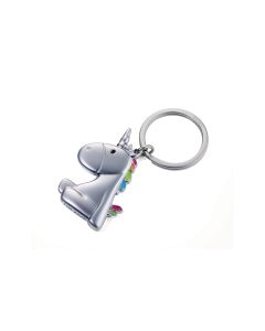 Troika Schlüsselanhänger EINHORN, Silber