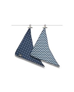 KNAUDER'S BEST Halstuch Anker Marine, L