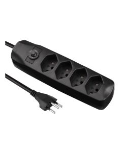 FURBER.power Steckdosenleiste mit Überlastschutz 4x T13