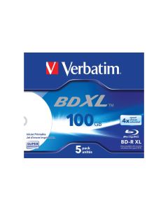 Verbatim BD-R 43789 100 GB, Jewelcase (5 Stück)