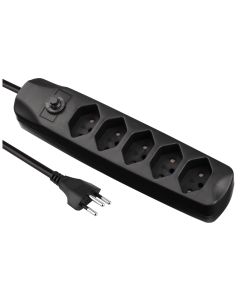 FURBER.power Steckdosenleiste mit Überlastschutz 5x T13