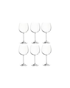 Montana Rotweinglas Pure 630 ml, 6 Stück, Transparent