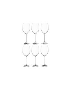 Montana Rotweinglas Pure 390 ml, 6 Stück, Transparent