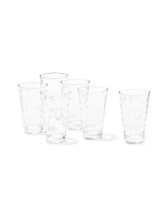 Leonardo Trinkglas Optic 300 ml, 6 Stück, Transparent