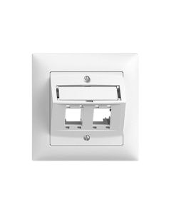 Feller EDIZIOdue Montageset UP R&M freenet 2-fach leer