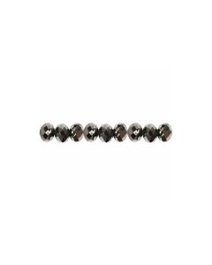 Creativ Company Glasschliffperlen 5 mm x 6 mm Grau