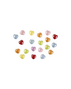 Creativ Company Kunststoffperlen 25 mm x 15 mm Herzen