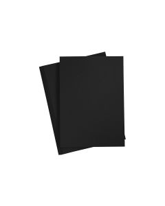 Creativ Company Bastelpapier 70 g, 20 Blatt, Schwarz