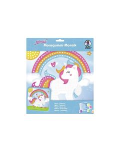 URSUS Moosgummi-Set Glitter Einhorn, Mehrfarbig