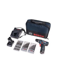 Bosch Professional Akku-Bohrschrauber GSR 12 V-15 Kit 1x 4.0 Ah + 1x 2.0 Ah