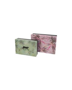 Goldbuch Geschenkbox Jungle Vibes 15.5 x 22 x 6.5 cm/18.5 x 26 x 7 cm