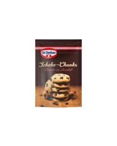 Dr.Oetker Schokoladenstückchen Schoko Chunks Milchschokolade 100 g