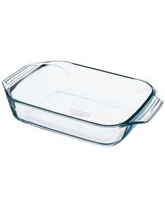 Pyrex Auflaufform 27 x 17 cm Eckig, Transparent