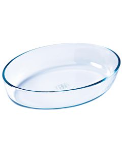 Pyrex Auflaufform 35 x 24 cm Oval, Transparent