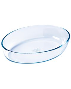 Pyrex Auflaufform 39 x 27 cm Oval, Transparent