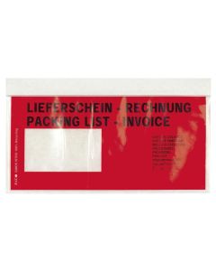 ELCO Dokumententasche Quick Vitro C6/5 Fenster links, 250 Stück
