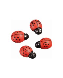 Knorr Prandell Streudeko 2.5 cm 3D Marienkäfer, 10 Stück