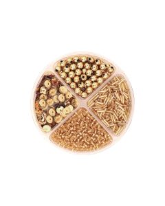 Knorr Prandell Kunststoffperlen 30 g Gold