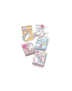 URSUS Geschenkbox Set 5 Boxen Einhorn, in 2 Grössen