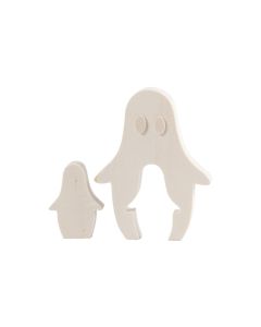 Creativ Company Holzfigur 6 + 11.5 cm Geist, 2 Stück