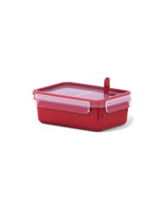 Emsa Mikrowellendose Clip & Micro 1 l, Rot