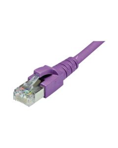 Dätwyler IT Infra Patchkabel RJ-45 - RJ-45, Cat 6A, S/FTP, 10 m, Violett