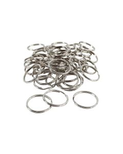 Creativ Company Spaltring  30 mm Metall, 80 Stück