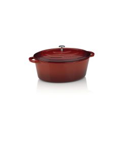 Kela Bräter Calido oval 36 cm, Rot