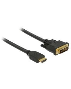 Delock Kabel HDMI – DVI, 1.5 m, bidirektional