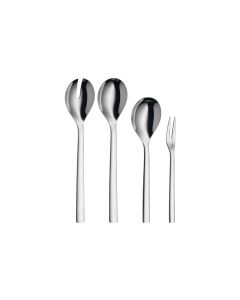 WMF Salatbesteck Nuova 4-teilig, Silber