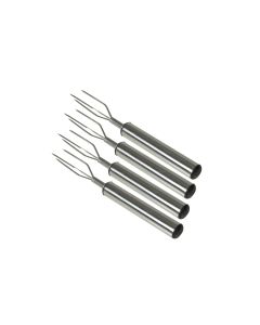 Nouvel Kartoffelgabel Inox 4 Stück, Silber