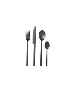 Bitz Besteck-Set 16-teilig, Schwarz