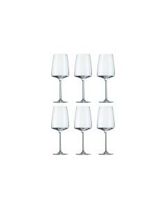 Schott Zwiesel Rotweinglas Sensa 535 ml, 6 Stück, Transparent